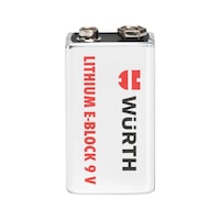 Lithium 9 volt blokbatterij
