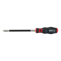 Screwdriver with 1/4 inch tip With flexible shaft