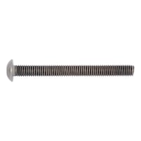 Screw with flattened half round head with hexagon socket, imperial