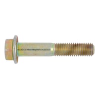 Hexagon head serrated screw with flange W-0273, steel 100, zinc-plated, yellow chromated (A2C)