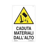 Warning sign for construction sites