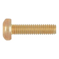 Pan Head screw with hexalobular head ISO 14583, steel 8.8, zinc-plated, yellow chromated (A2C)
