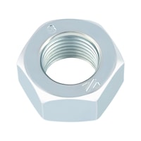M4-0.7 Thread Size 7 mm Width Across Flats 3.2 mm Thick DIN 934 Metric Pack of 100 Steel Hex Nut Class 6 Plain Finish