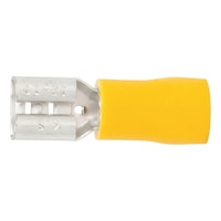 Crimp cable lug, push connector PVC-insulated