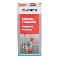 Universal thinner For almost all solvent-based paint and primer materials