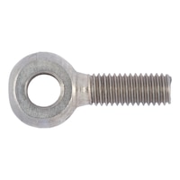 Eye bolt with full thread DIN 444, A2 stainless steel, plain, shape LB