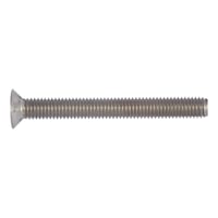 Countersunk head screw with recessed head, H DIN 965, A2 stainless steel, plain