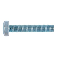 Oval-head screws with H cross recess DIN 7985, steel 8.8, zinc-plated, blue passivated (A2K)