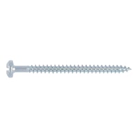 WÜPOFAST<SUP>®</SUP> steel zinc-plated blue chipboard screw With combination slot