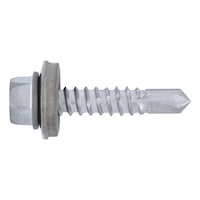 Self-drilling façade construction screw with hexagon head and sealing washer piasta®