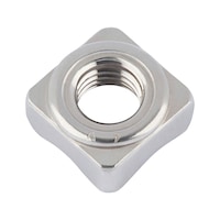 Square weld nuts DIN 928, A4 stainless steel, plain