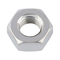 Hexagonal nut with clamping piece (all-metal) DIN 980, similar to A2 stainless steel, tin-plated (SN)