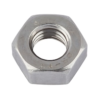 Ecrou hexagonal avec pièce de serrage (tout métal) ISO 7042, acier inoxydable A4-70, brut