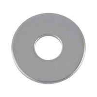 Rondella con diametro esterno maggiorato DIN 9021 (serie larga), acciaio inox A2
