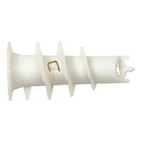 Gypsum plasterboard anchor W-GS type K with reinforced centring point