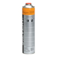 Gas cartridge, propane/butane/acetone mixture