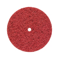Longlife coarse nylon abrasive fleece disc