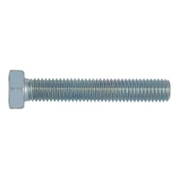 Hexagonal bolt with thread up to the head ISO 4017, steel 10.9, zinc-plated, blue passivated (A2K)