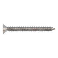 Countersunk tapping screw, shape C with Z recessed head DIN 7982, A2 stainless steel, PZ drive