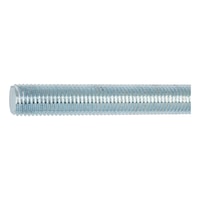 Threaded rod DIN 976-1 (shape A) with standard metric ISO thread, zinc-plated steel 4.8, blue passivated (A2K)