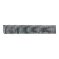 Threaded rod DIN 976-1 (shape A) with standard metric ISO thread (ISO-compliant). Steel, 8.8U, hot-dip galvanised (hdg).