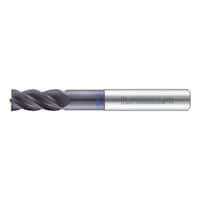 Speedcut Inox solid carbide end mill, extra long XL, optional, four blades, uneven angle of twist gradient, HA shank