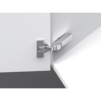 Concealed hinge, TIOMOS click-on 110/30 A With integrated damping, three damping settings available