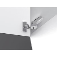 Concealed hinge, TIOMOS Impresso 110/45 E With integrated damping, three damping settings available