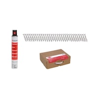 Adhesive nail A2 stainless steel, collated