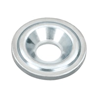 Countersunk washer/washer, deep zinc plated blue