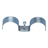 Double securing shackle FIXB 227 With pre-assembled 27 mm nail type HN 101