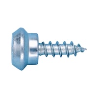 Steel zinc plated H2 with threaded tip