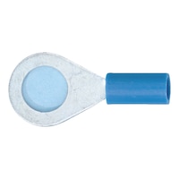 Crimp cable lug, ring connector