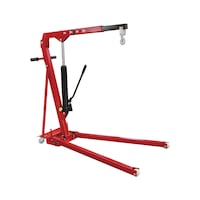 Hydraulic folding workshop crane, heavy-duty