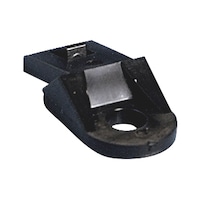 Screw base with detent for cable ties with tab