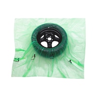 Wheel painting protective cover