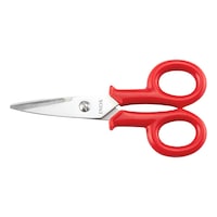 Electricians scissors stainless, hardened, matte