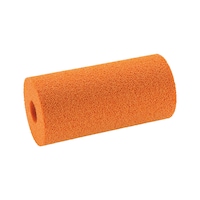 Foam roller With porous, rough surface