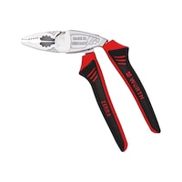 Combination pliers, angled