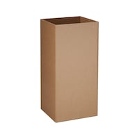 Cardboard holder for waste bags