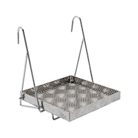 Aluminium hook-in tray
