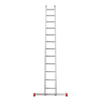 2-part alu. exten. ladder + traverse EN 131