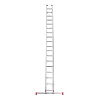 Alu rope operated ladder 2 pieces with traverse