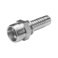 Pipe fitting connector, straight, light, single connector L, male