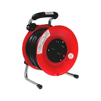 Plastic cable reel H05VV-F 3G, overload protection