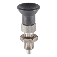 Locking bolt without locking groove, with fine thread