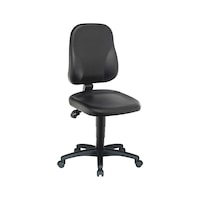 Swivel work chair BASIC With synthetic leather cover