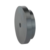 Single-sided pressure piece For wheel hub pullers