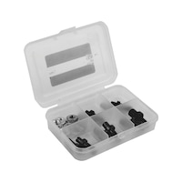 Sortierbox mit losen Zapfen für Gelenk-Stirnlochschlüssel 20-teilig