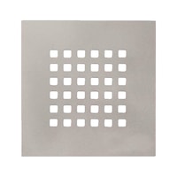 Stainless steel grate point score For all shower boards with point drainage